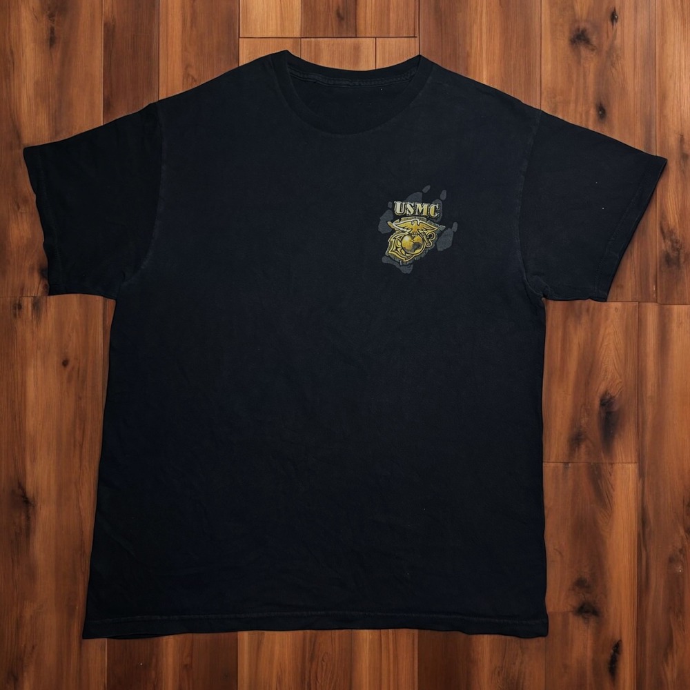 Marine Corps Bulldog T-Shirt USMC Dogs of War Graphic Tee Semper Fi Pride - Picture 2 of 5